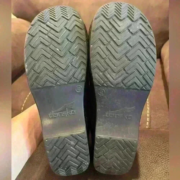 Dansko Black Clogs Size 40 US 9.5-10 - Picture 3 of 10